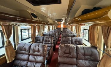 Pokhara to Kathmandu sofa bus ticket-premium sofa seat bus