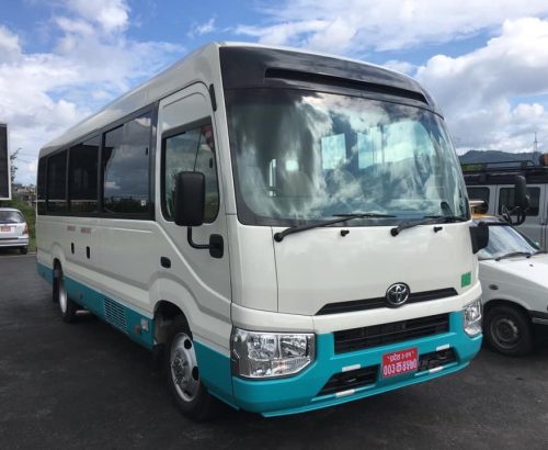 New Luxury Toyota Coaster booking